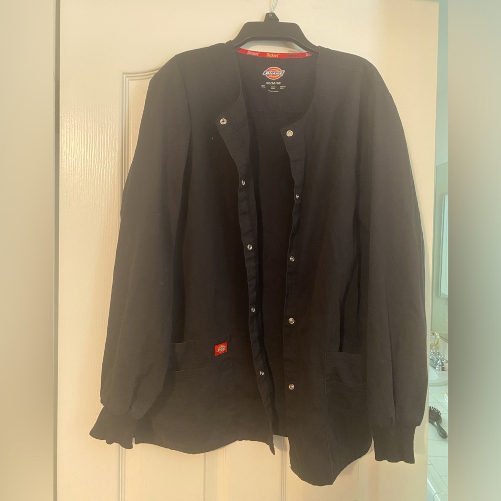 Dickies Black Scrub Top